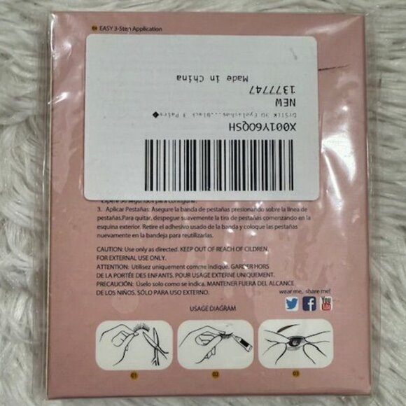 Dysilk 3Pr 3D Lashes + XCahui 5D Human Hair Lashes + Lash Adhesive + Remover Set - Picture 4 of 11